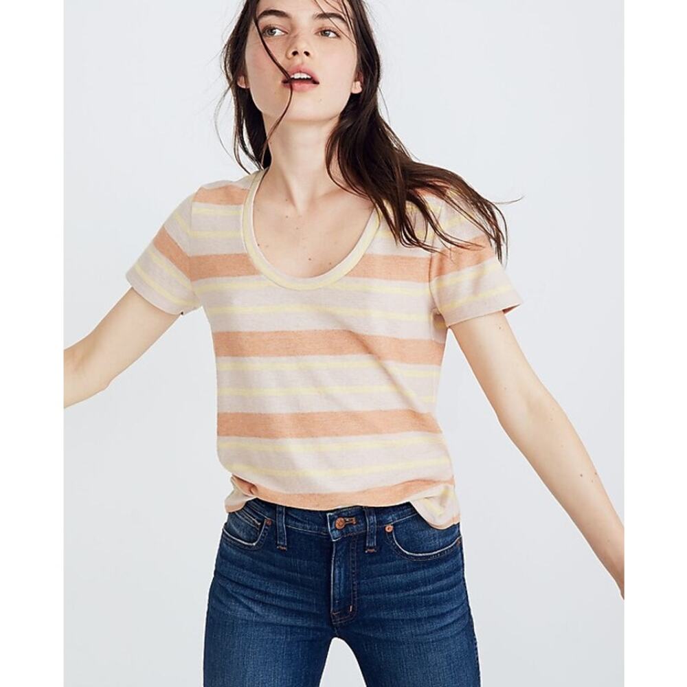 Madewell Alto Scoop Neck in Montoya Stripe